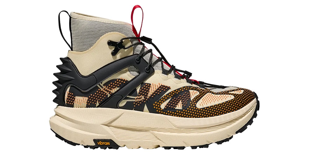 HOKA Goes Bold With the Mafate X Hike “Vintage Yellow/Black”