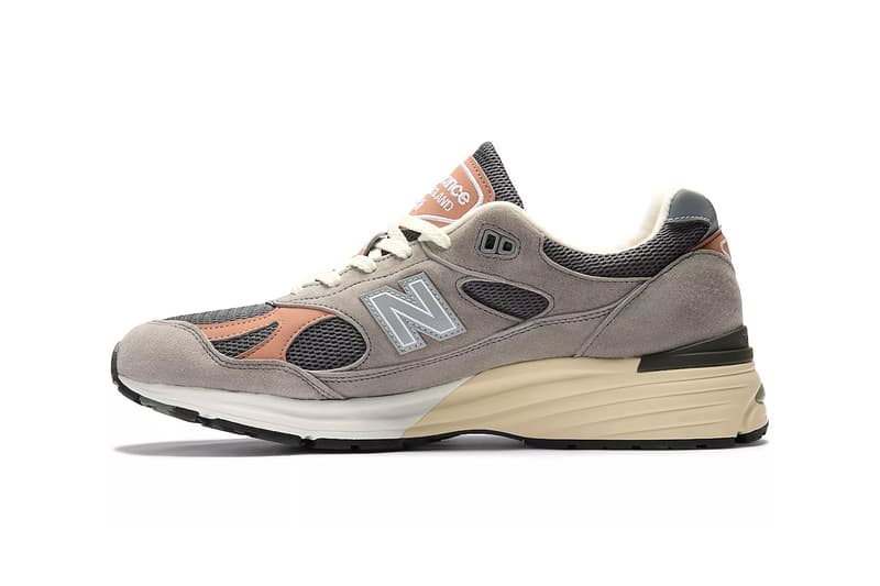 New Balance 991v2 Elephant Grey Salmon U991GC2 Official Images