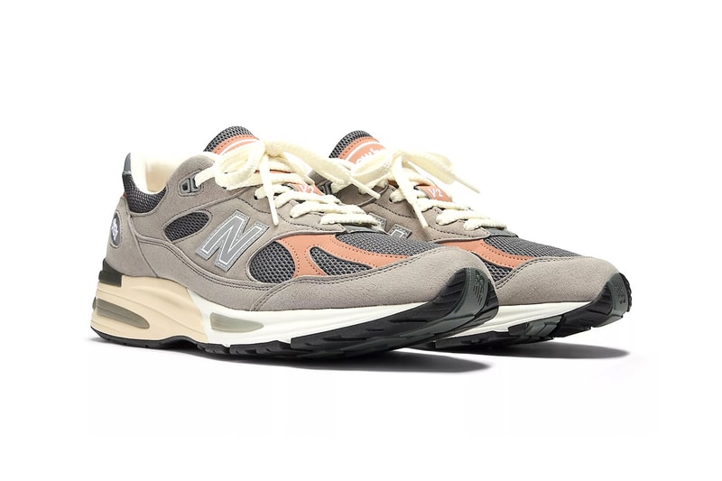 New Balance 991v2 Elephant Grey Salmon U991GC2 Official Images
