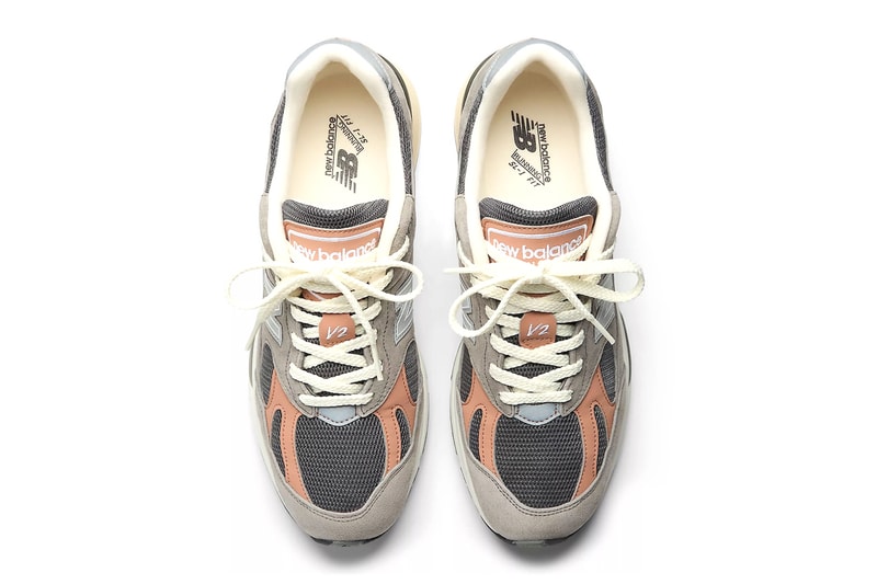 New Balance 991v2 Elephant Grey Salmon U991GC2 Official Images