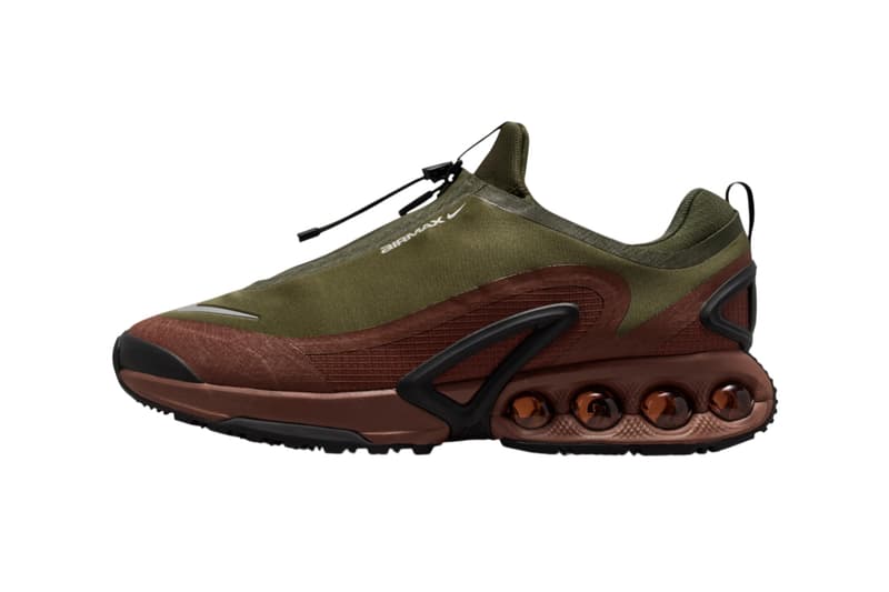 Nike Air Max DN Roam Cargo Khaki/Fauna Brown/Black/Metallic Silver HQ8605-301 Official Images