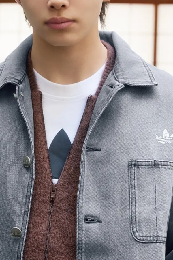 adidas Originals Reimagines Heritage With SS26 Denim Coverall Jackets chore jacket 