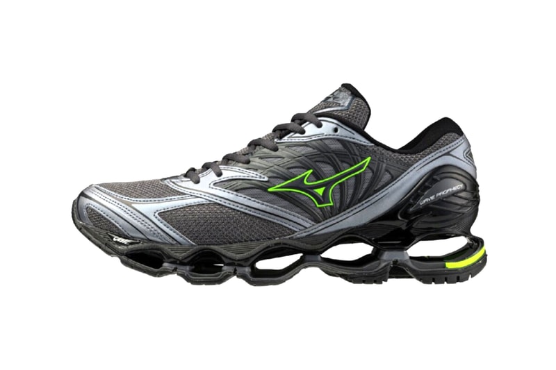 Mizuno WAVE PROPHECY LS Grey Blue/Yellow/Metallic Gray D1GA3337-08 Japan Exclusive Colorway Release Info