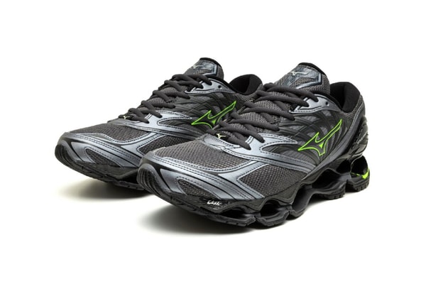 Mizuno WAVE PROPHECY LS Grey Blue/Yellow/Metallic Gray D1GA3337-08 Japan Exclusive Colorway Release Info