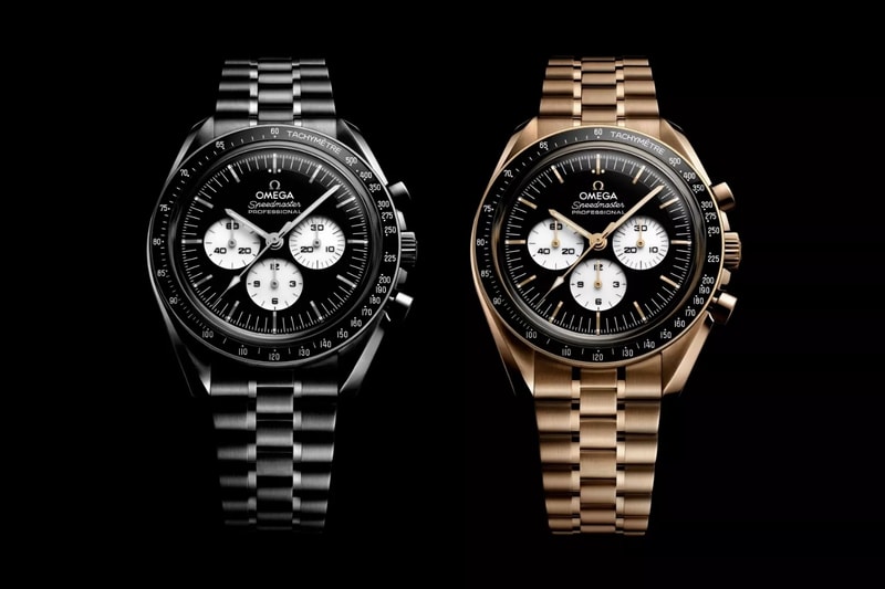 OMEGA Kicks off the Year With a Duo of “Reverse Panda” Speedmaster Moonwatches