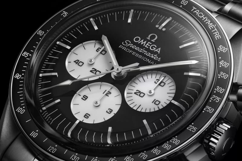 OMEGA Speedmaster Moonwatch Reverse Panda dial lacquared  Black & White  310.30.42.50.01.004 Steel 310.60.42.50.01.002 Moonshine Gold Release Info co-axial