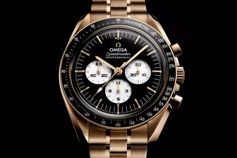 OMEGA Speedmaster Moonwatch Reverse Panda dial lacquared  Black & White  310.30.42.50.01.004 Steel 310.60.42.50.01.002 Moonshine Gold Release Info co-axial