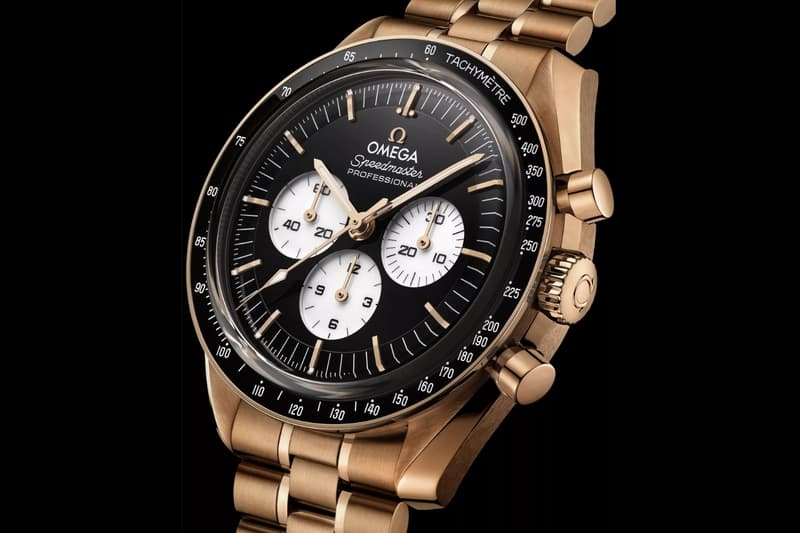 OMEGA Speedmaster Moonwatch Reverse Panda dial lacquared  Black & White  310.30.42.50.01.004 Steel 310.60.42.50.01.002 Moonshine Gold Release Info co-axial