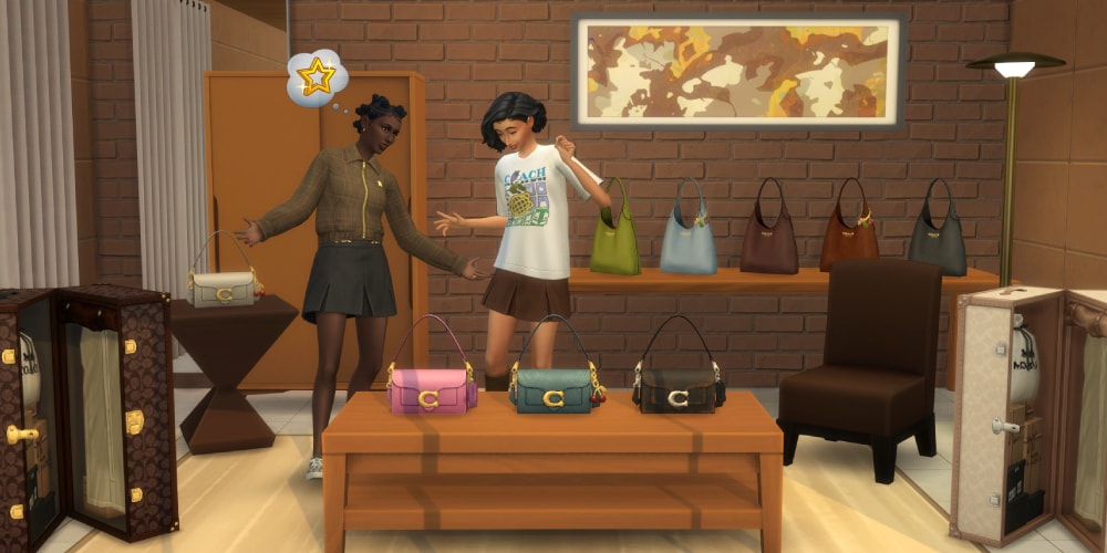 Coach enters the world of The Sims 4 with a new streetwear collection!