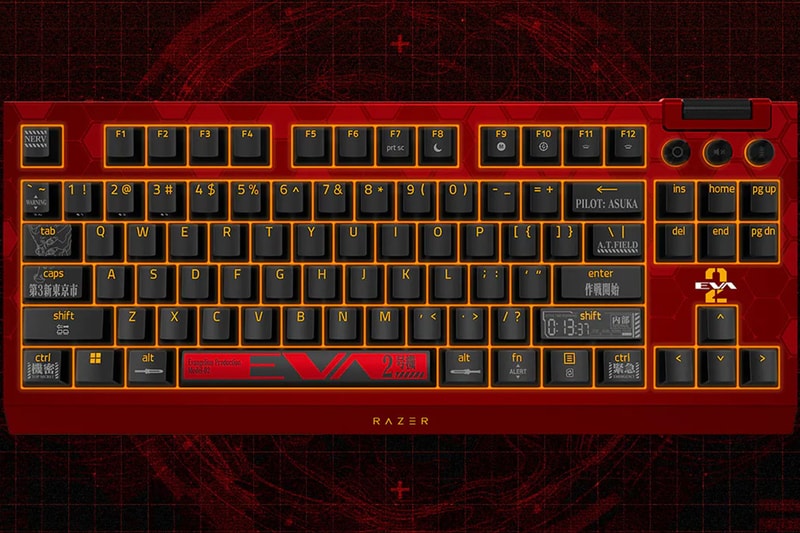 Neon Genesis Evangelion Razer EVA-02 Viper V3 Pro  BlackWidow V4 TKL HyperSpeed Kraken V4 Iskur V2 X Collaboration collection Release Info