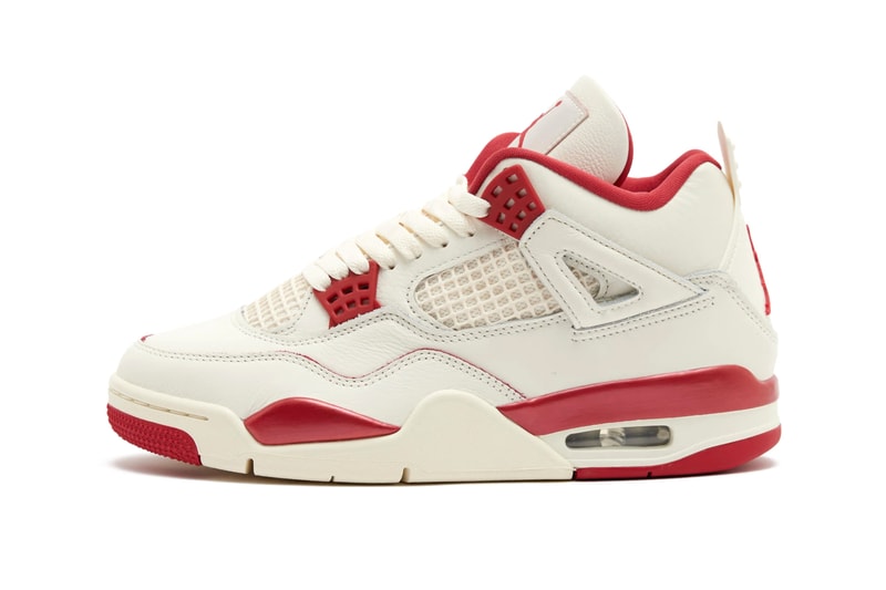 Air Jordan 4 Valentine's Day Pale Ivory Sierra Red Tough Red HV0823-108 Release Info