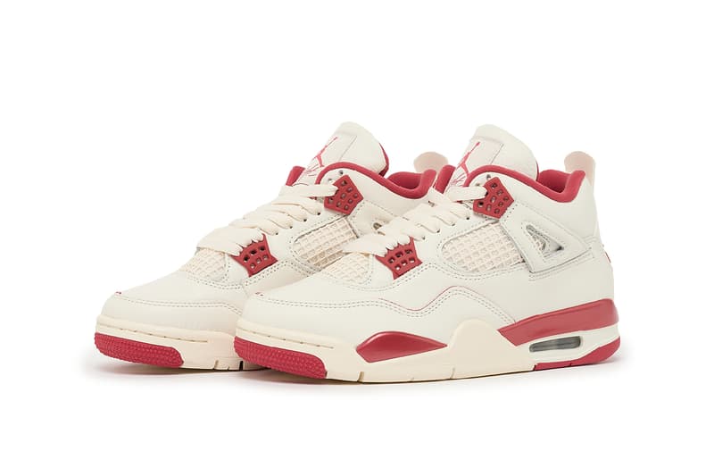 Air Jordan 4 Valentine's Day Pale Ivory Sierra Red Tough Red HV0823-108 Release Info