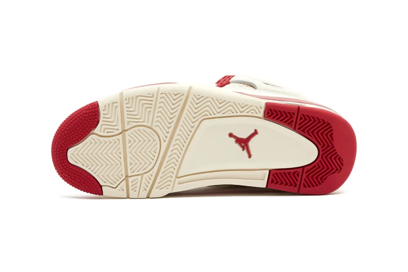 Air Jordan 4 Valentine's Day Pale Ivory Sierra Red Tough Red HV0823-108 Release Info