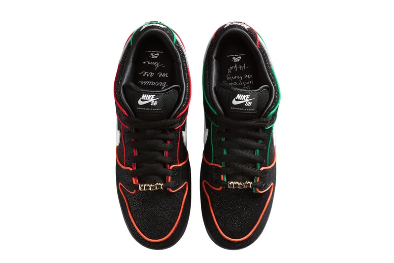 Bronx Girls Skate x Nike SB Dunk Low Black/Challenge Red-Total Orange-White HV1664-001 Release Info
