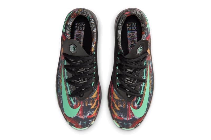 Official Look at the Nike KD 6 All-Star "Illusion" Multi-Color/Green Glow-Black FQ8356-900
