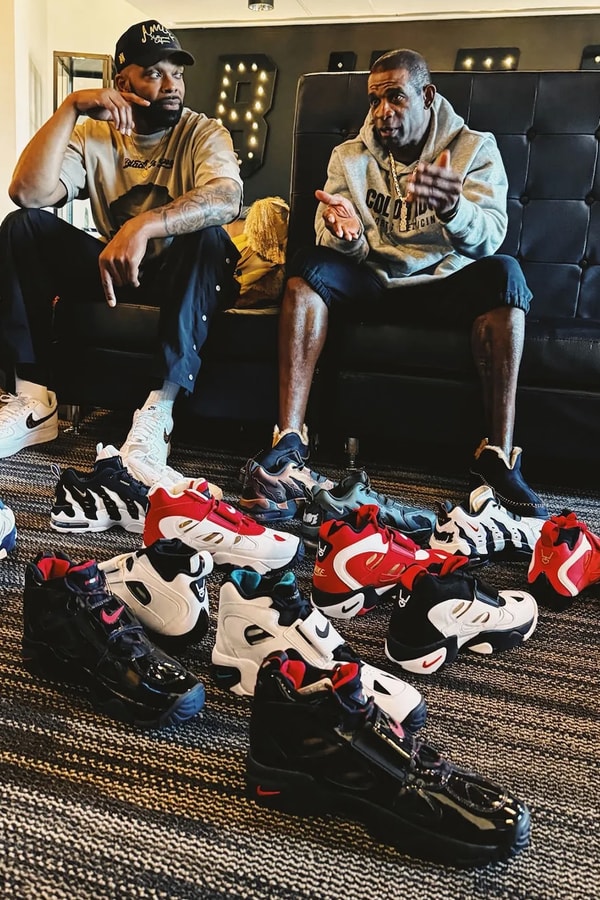 Deion Sanders Teases Upcoming Nike Air DT Max 96 Low swoosh Nike Air Diamond Turf 2 football coach primetime 
