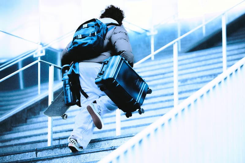 Dime and Eastpak Drop Chaos-Proof Carryalls in Latest Collab backpack side bag collaboration 