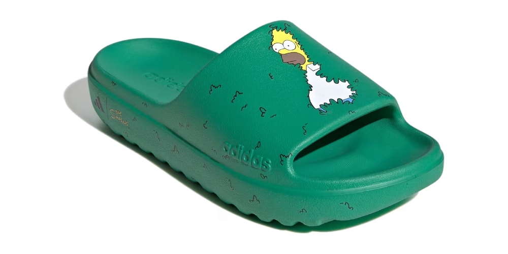 The Homer Simpson x adidas Adilette Slide Turns a Viral Meme Into Footwear