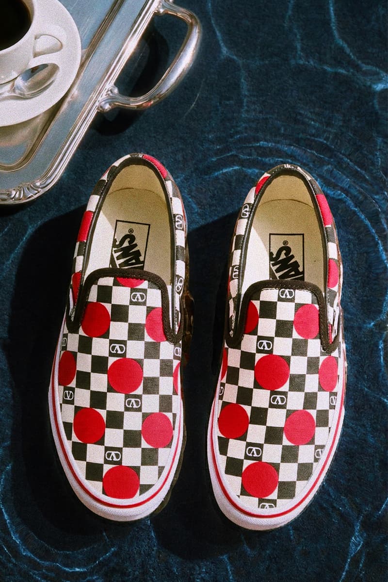 Valentino Garavani Vans Classic Slip-On Low Top Trainer VN000XW49Y1 VN000XW46X7 VN000XW4E0L VN000XW4CJG VN000XW4N5B Release Info 