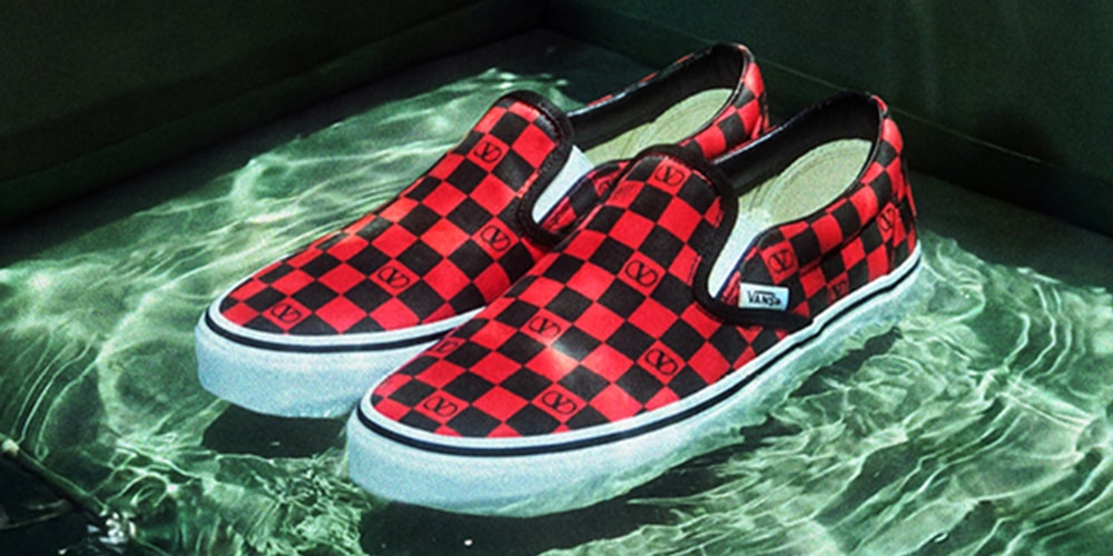Alessandro Michele Reimagines the Vans Classic Slip-On for Maison Valentino