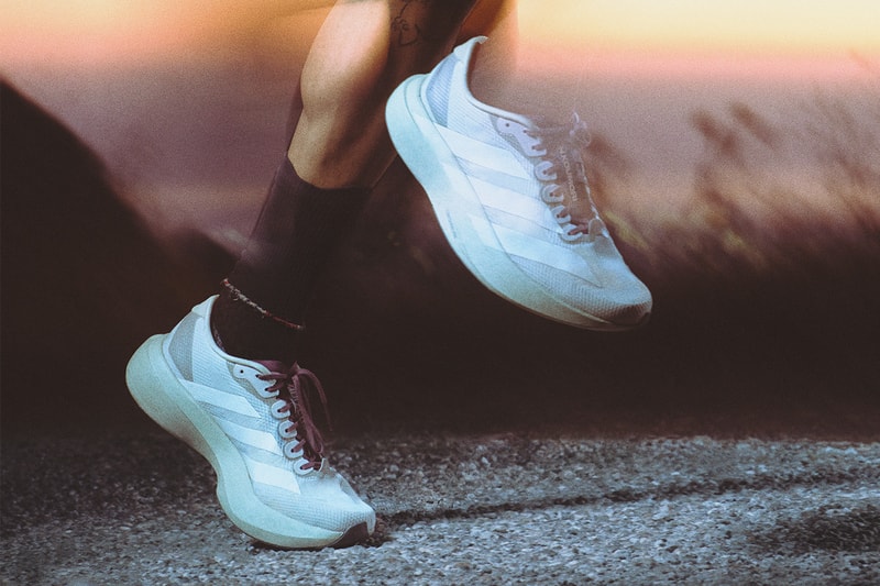 adidas Running x Hermanos Koumori Adizero Evo SL HK Putty Grey/Alumina/Shadow Fig JS2441 Release Info