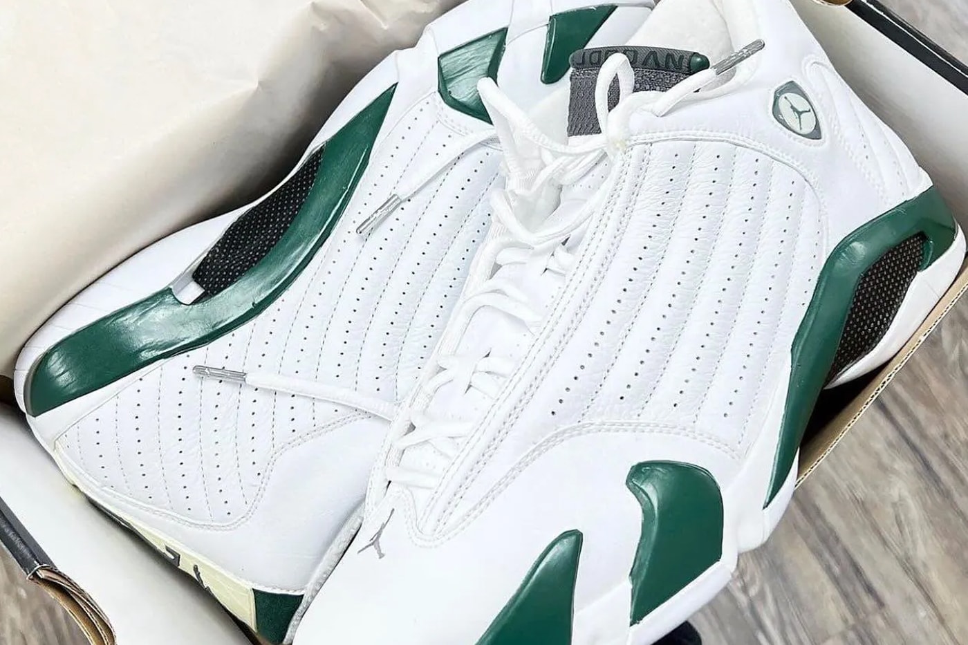 Air Jordan 14 "Forest Green" Slated to Return This Fall White/Black-Dark Forest-Light Graphite