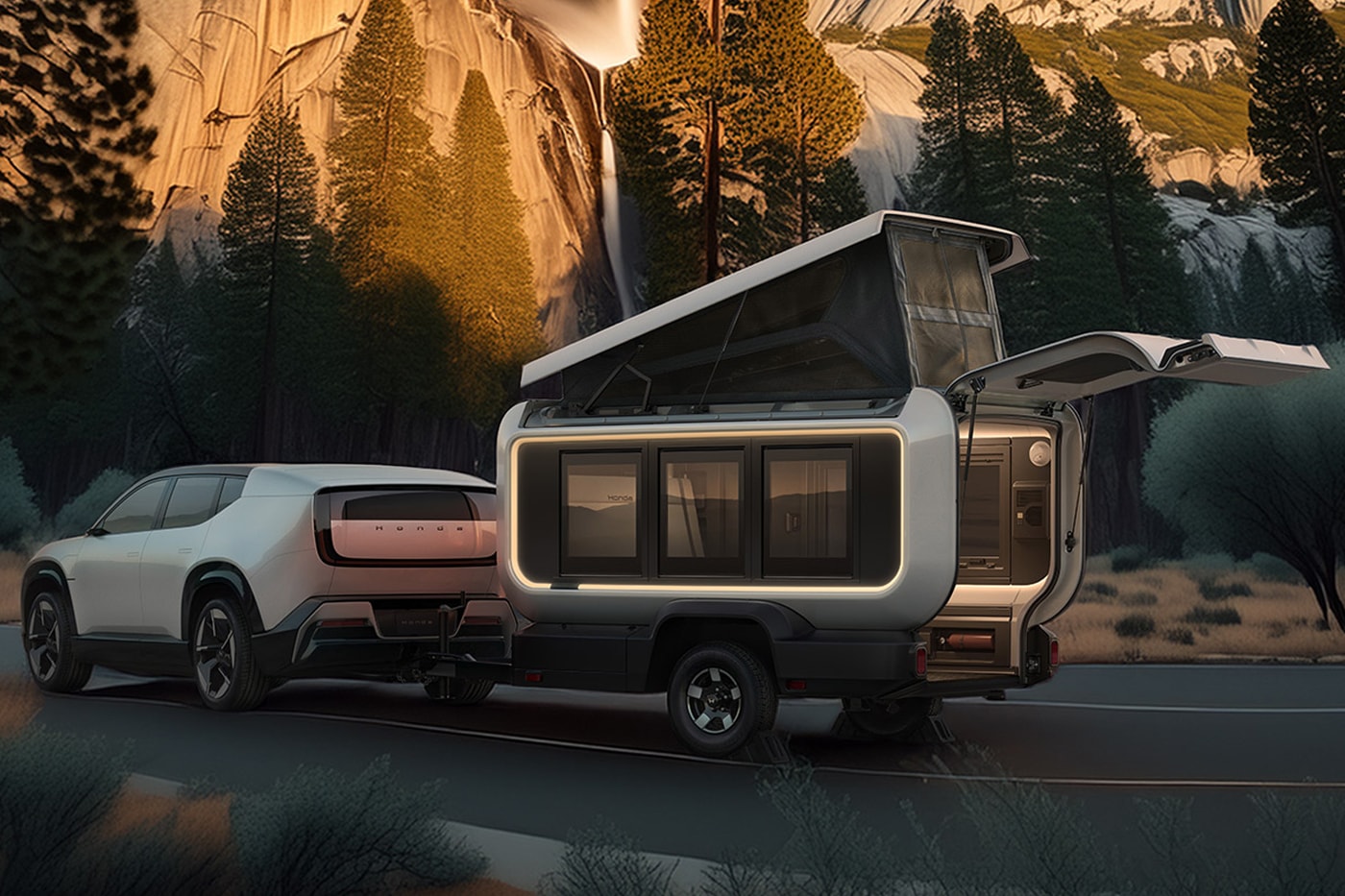 Honda Reimagines the Road Trip with the "Base Station" Trailer
