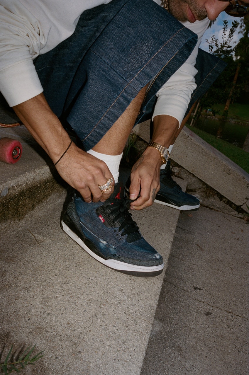 Spike Lee Presents: The Levi’s x Air Jordan 3 Collection release date store list HBX cam hicks campaign jordan brand jumpman IR0912-400 IH7959-400