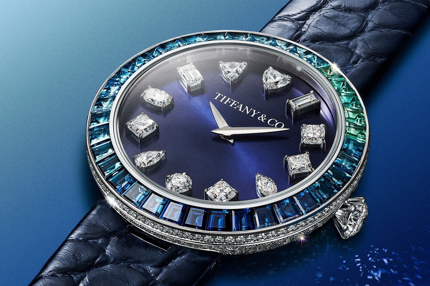 Tiffany & Co. LVMH Watch Week 2026 Release Info Tiffany Timer by Tiffany Eternity Baguette Sixteen Stone by Tiffany Mother of pearl
