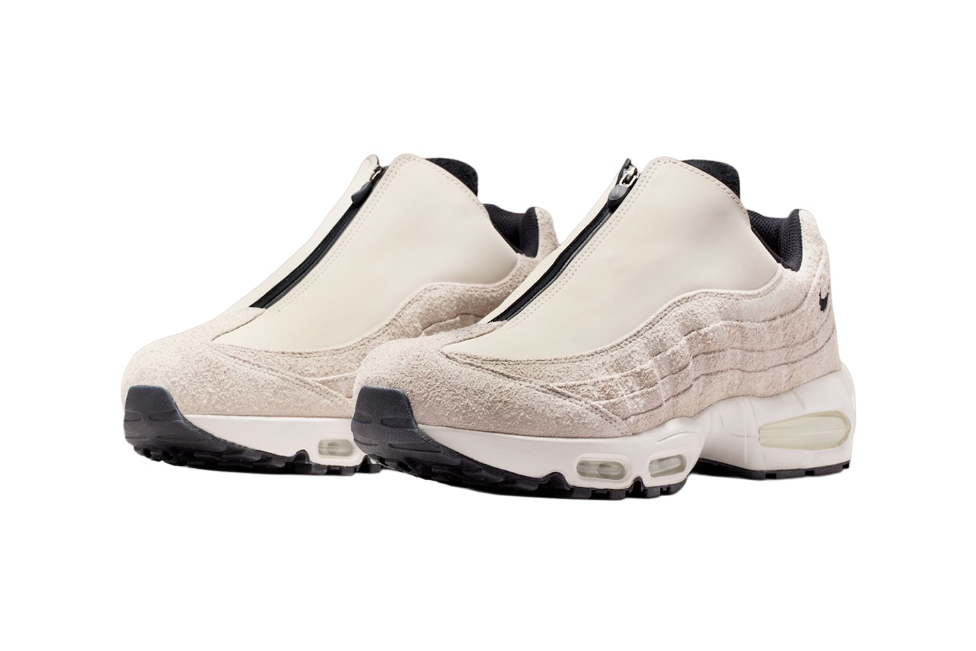 Nike Air Max 95 Zip Phantom Light Crimson Smoke Grey Black IM0695-002 Official Images