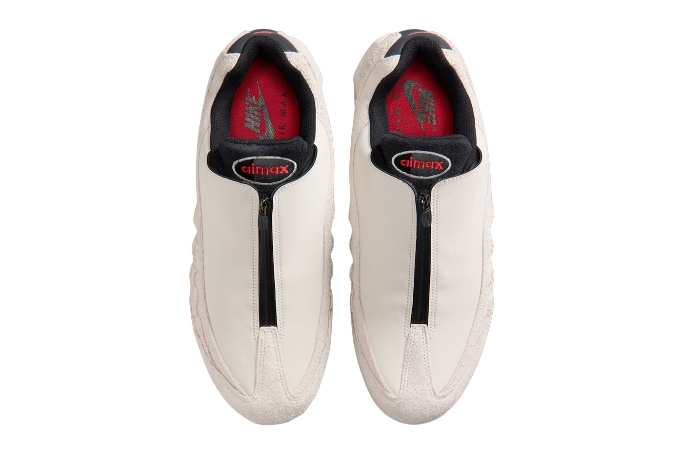 Nike Air Max 95 Zip Phantom Light Crimson Smoke Grey Black IM0695-002 Official Images