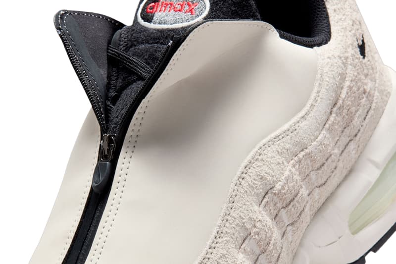 Nike Air Max 95 Zip Phantom Light Crimson Smoke Grey Black IM0695-002 Official Images