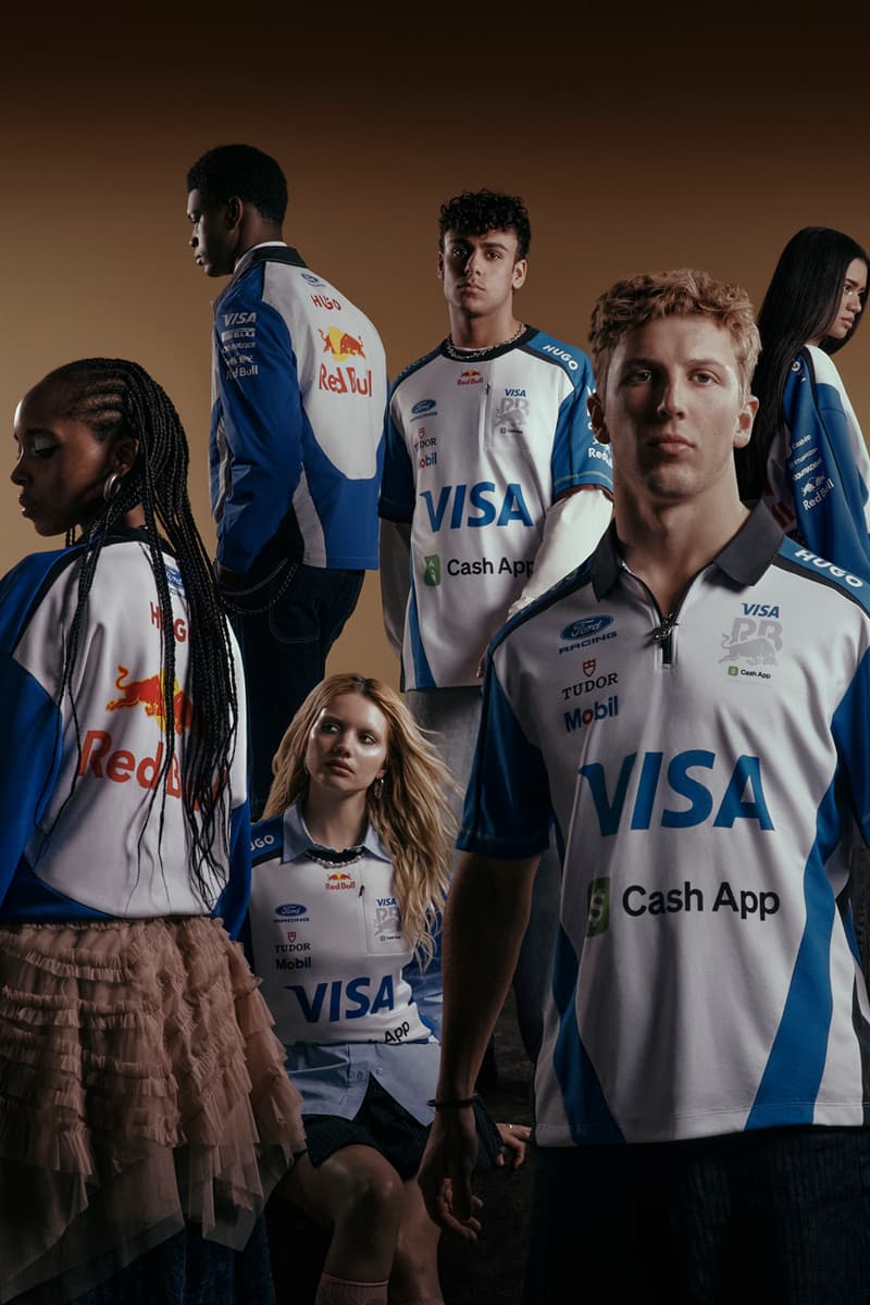 visa cash app red bull hugo f1 formula 1 team kit racing shirt 2026 Liam Lawson Arvid Lindblad driver young designer creator program