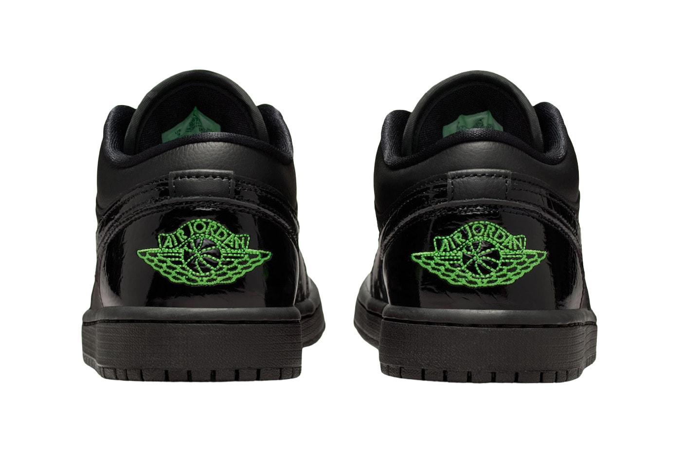Air Jordan 1 Low “Black/Scream Green” Official Images