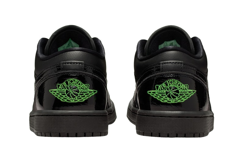 Air Jordan 1 Low “Black/Scream Green” Official Images