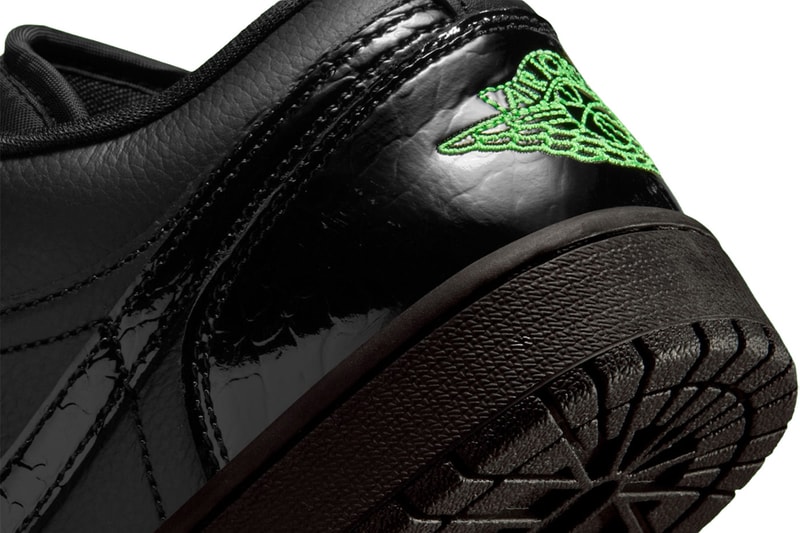 Air Jordan 1 Low “Black/Scream Green” Official Images