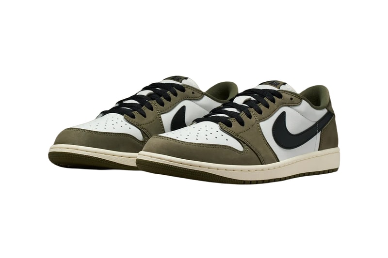 Air Jordan 1 Low OG Medium Olive Black Summit White Sail HQ6998-200 Release Info