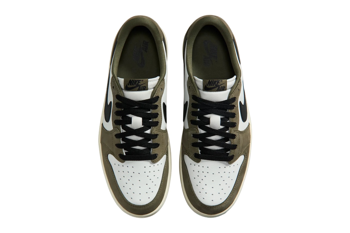 Air Jordan 1 Low OG Medium Olive Black Summit White Sail HQ6998-200 Release Info