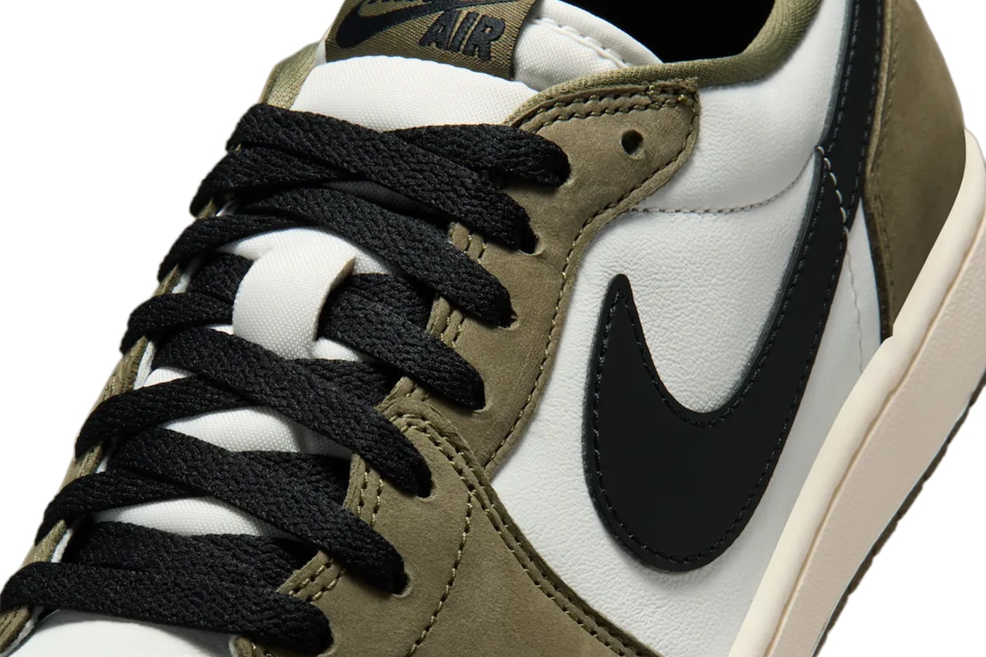 Air Jordan 1 Low OG Medium Olive Black Summit White Sail HQ6998-200 Release Info