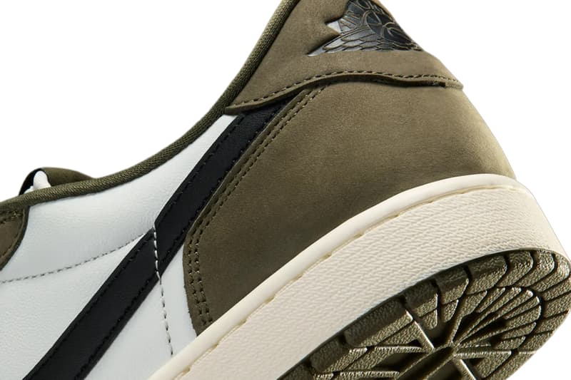 Air Jordan 1 Low OG Medium Olive Black Summit White Sail HQ6998-200 Release Info