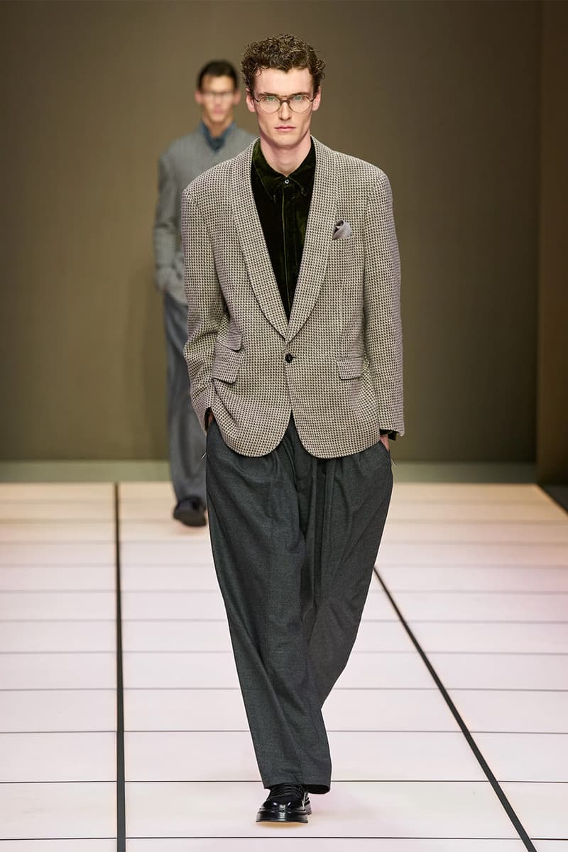 Giorgio Armani Fall/Winter 2026 Menswear Collection Milan Fashion Week Leo Dell’Orco