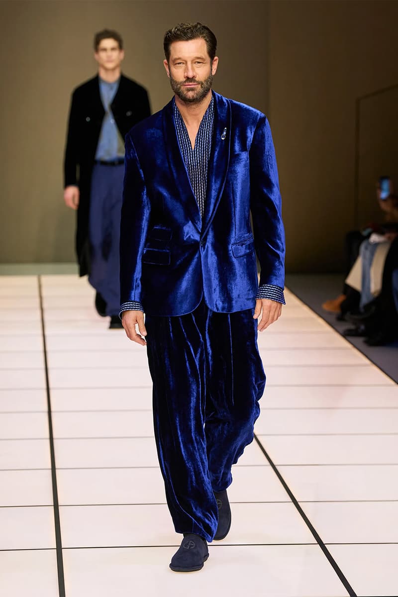 Giorgio Armani Fall/Winter 2026 Menswear Collection Milan Fashion Week Leo Dell’Orco