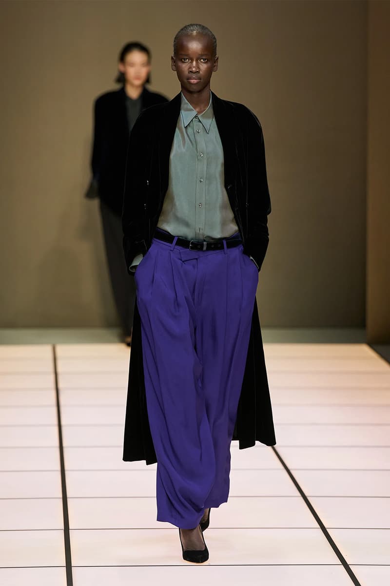 Giorgio Armani Fall/Winter 2026 Menswear Collection Milan Fashion Week Leo Dell’Orco
