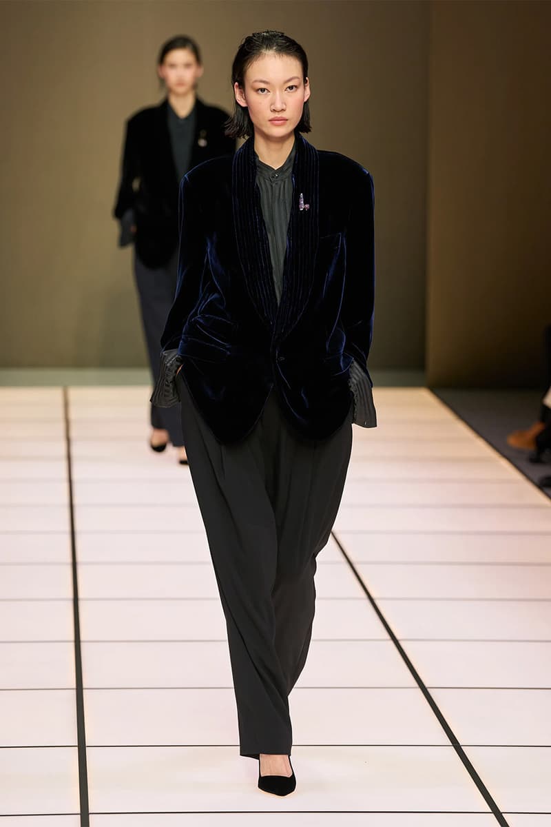 Giorgio Armani Fall/Winter 2026 Menswear Collection Milan Fashion Week Leo Dell’Orco