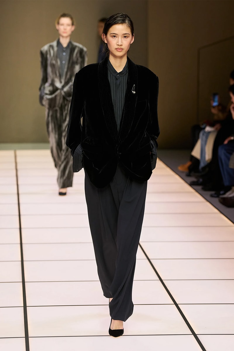 Giorgio Armani Fall/Winter 2026 Menswear Collection Milan Fashion Week Leo Dell’Orco