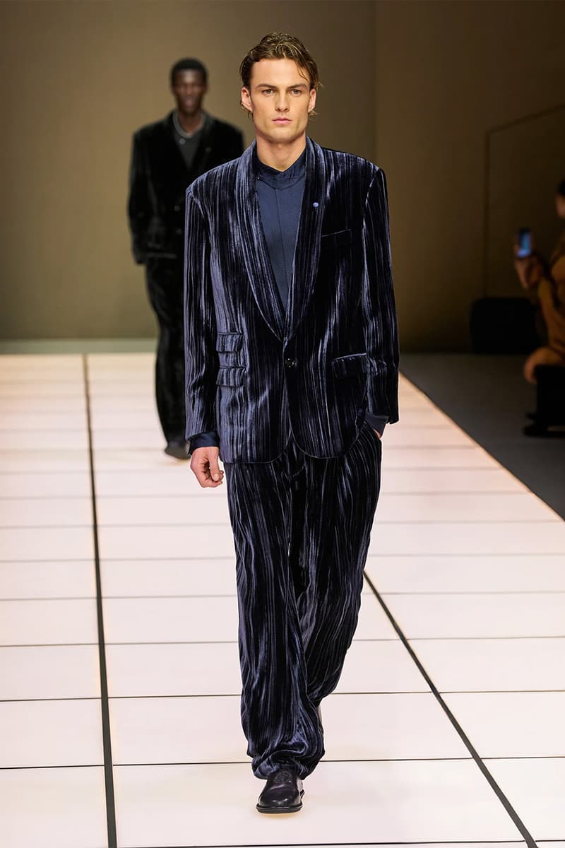 Giorgio Armani Fall/Winter 2026 Menswear Collection Milan Fashion Week Leo Dell’Orco