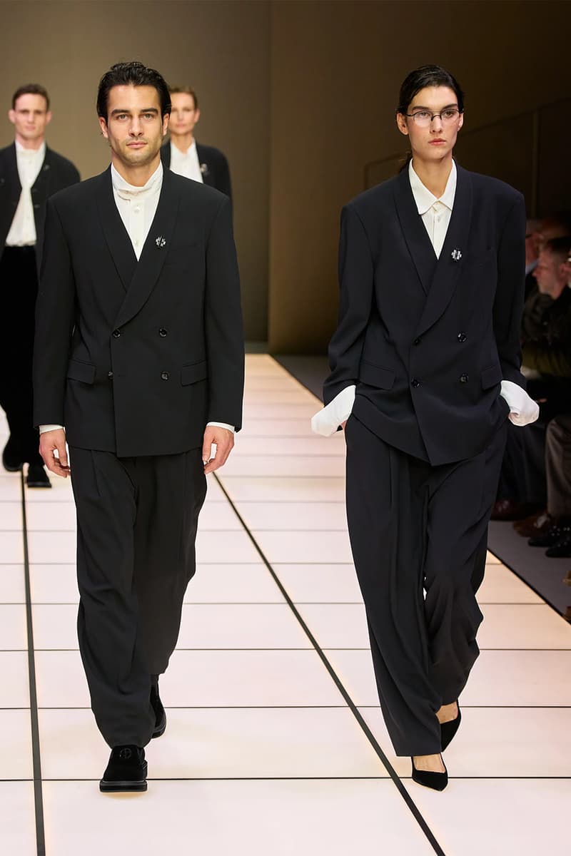 Giorgio Armani Fall/Winter 2026 Menswear Collection Milan Fashion Week Leo Dell’Orco
