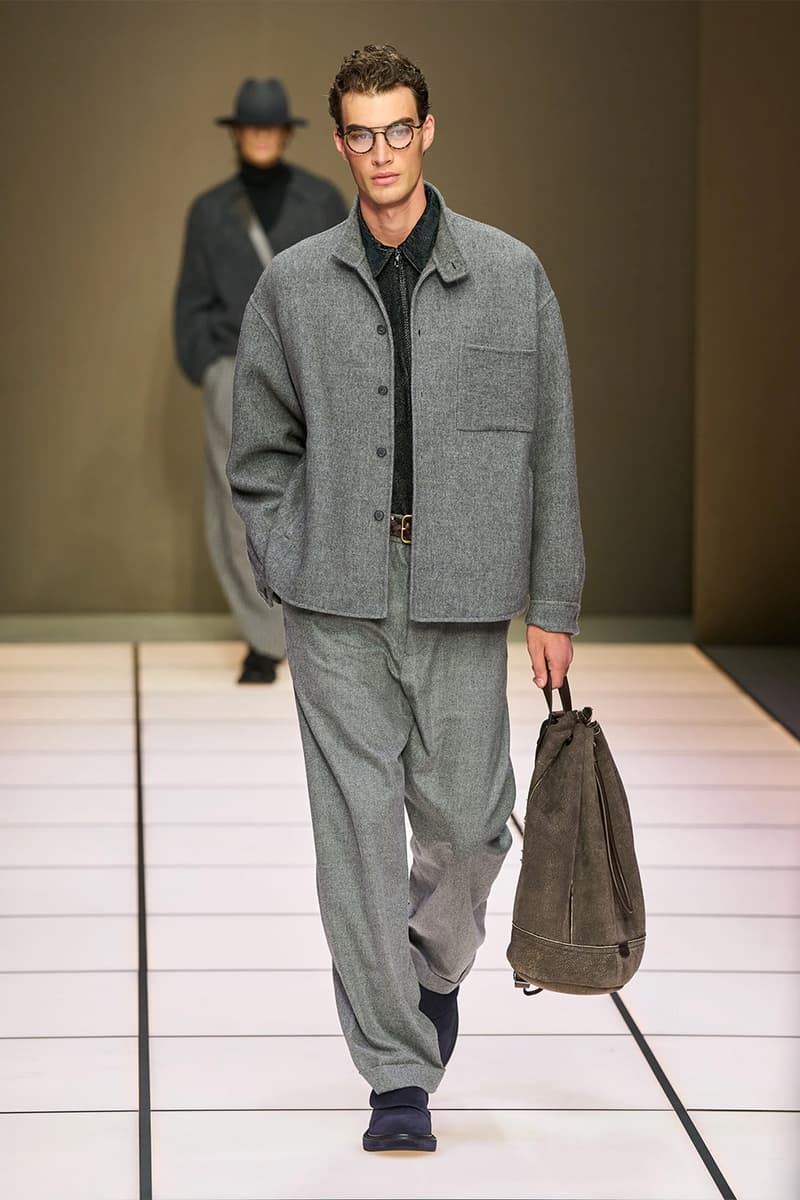 Giorgio Armani Fall/Winter 2026 Menswear Collection Milan Fashion Week Leo Dell’Orco