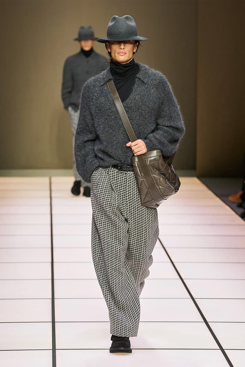 Giorgio Armani Fall/Winter 2026 Menswear Collection Milan Fashion Week Leo Dell’Orco