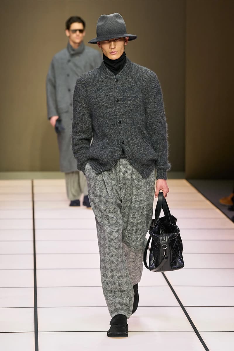 Giorgio Armani Fall/Winter 2026 Menswear Collection Milan Fashion Week Leo Dell’Orco